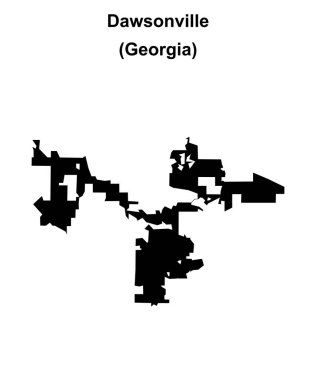 Dawsonville (Gürcistan) boş ana hat haritası