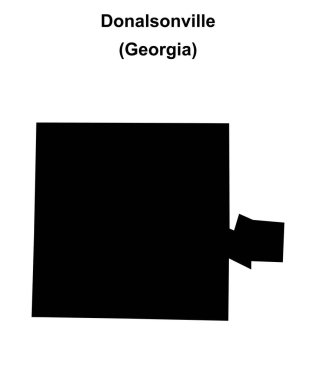 Donalsonville (Gürcistan) boş ana hat haritası