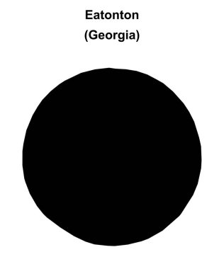Eatonton (Gürcistan) boş ana hat haritası