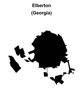 Elberton (Gürcistan) boş ana hat haritası