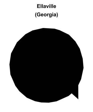 Ellaville (Gürcistan) boş ana hat haritası