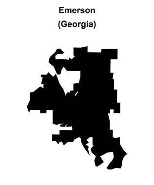 Emerson (Gürcistan) boş ana hat haritası