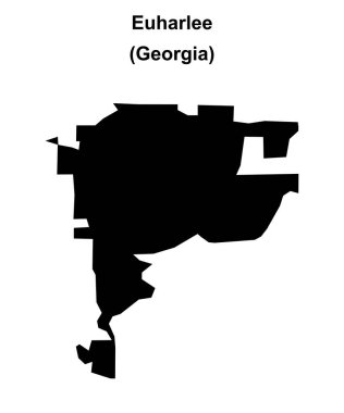 Euharlee (Gürcistan) boş ana hat haritası