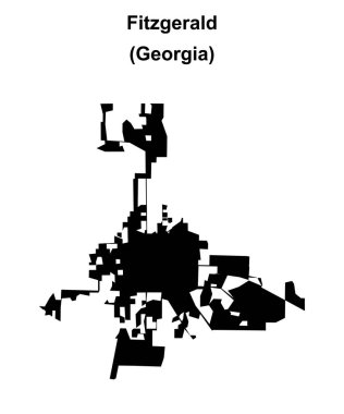 Fitzgerald (Gürcistan) boş ana hat haritası