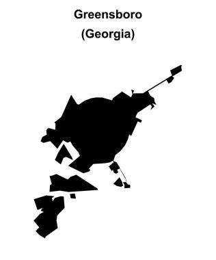Greensboro (Gürcistan) boş ana hat haritası