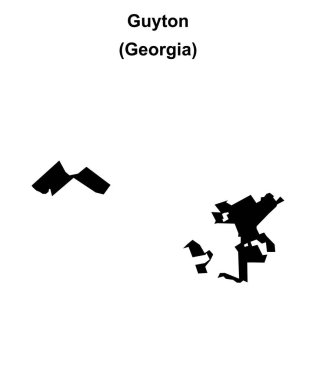 Guyton (Gürcistan) boş ana hat haritası