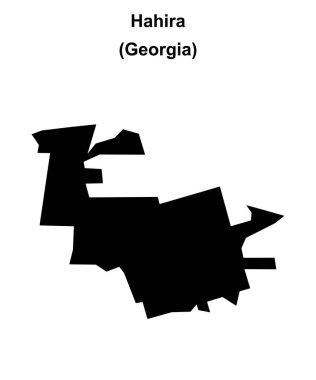 Hahira (Gürcistan) boş ana hat haritası