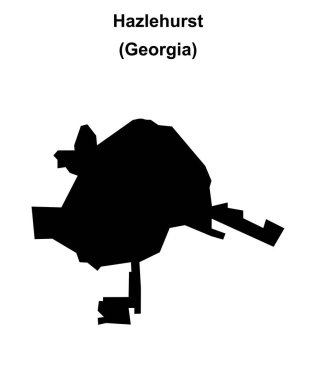 Hazlehurst (Gürcistan) boş ana hat haritası