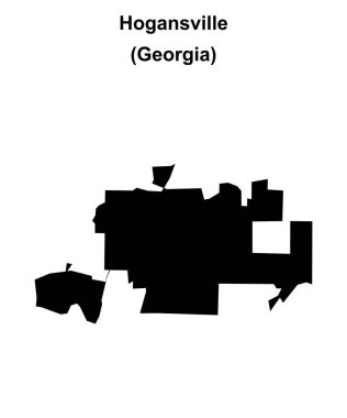 Hogansville (Gürcistan) boş ana hat haritası