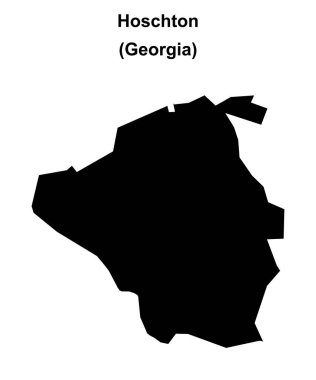 Hoschton (Gürcistan) boş ana hat haritası