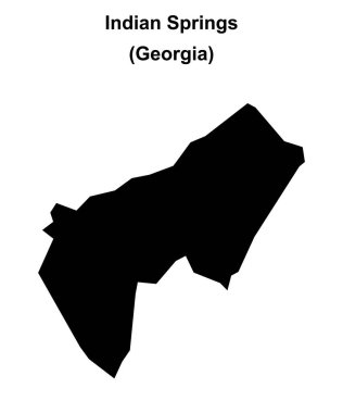 Indian Springs (Gürcistan) boş ana hat haritası