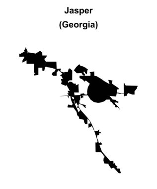 Jasper (Georgia) boş ana hat haritası