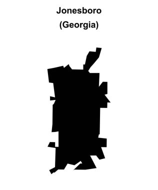 Jonesboro (Gürcistan) boş ana hat haritası