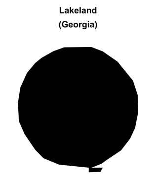 Lakeland (Gürcistan) boş ana hat haritası