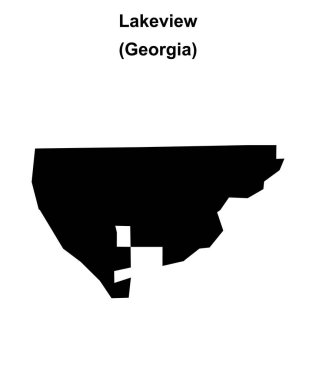 Lakeview (Gürcistan) boş ana hat haritası