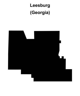Leesburg (Gürcistan) boş ana hat haritası