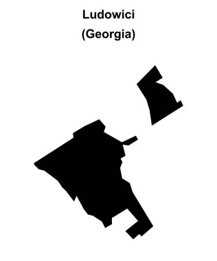 Ludowici (Gürcistan) boş ana hat haritası