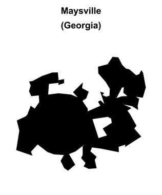 Maysville (Gürcistan) boş ana hat haritası