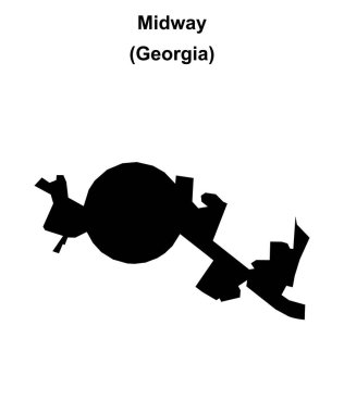 Orta Yol (Gürcistan) boş ana hat haritası