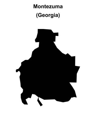 Montezuma (Gürcistan) boş ana hat haritası