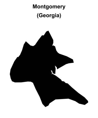 Montgomery (Georgia) boş ana hat haritası
