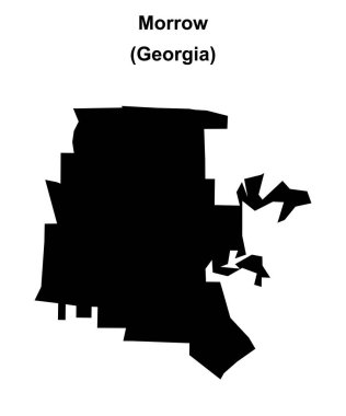 Morrow (Gürcistan) boş ana hat haritası