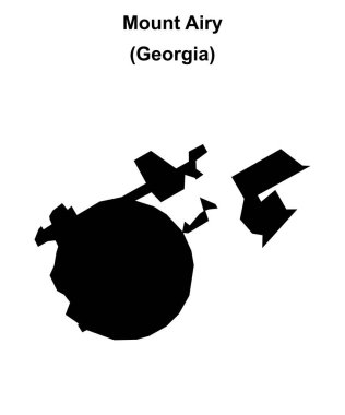 Airy Dağı (Gürcistan) boş ana hat haritası