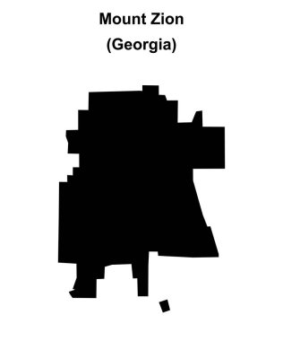 Zion Dağı (Gürcistan) boş ana hat haritası