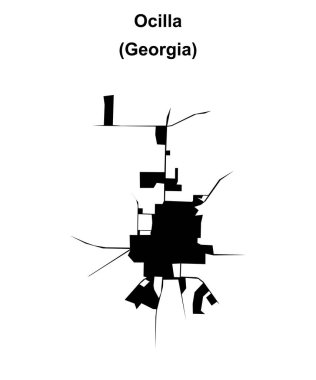 Ocilla (Gürcistan) boş ana hat haritası