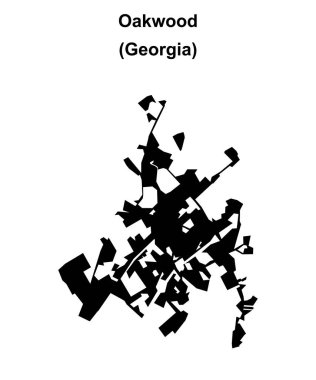 Oakwood (Gürcistan) boş ana hat haritası