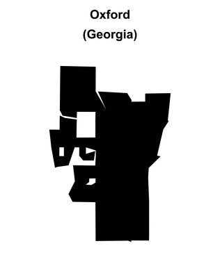 Oxford (Gürcistan) boş ana hat haritası