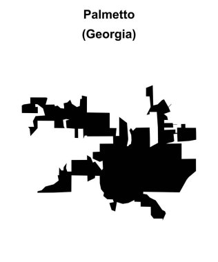 Palmetto (Gürcistan) boş ana hat haritası