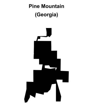 Çam Dağı (Gürcistan) boş ana hat haritası