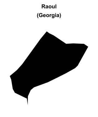 Raoul (Gürcistan) boş ana hat haritası