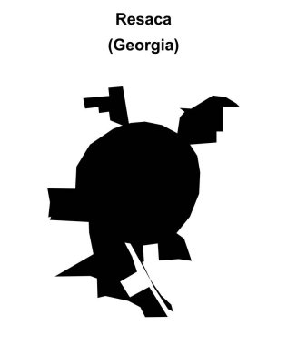 Resaca (Gürcistan) boş ana hat haritası