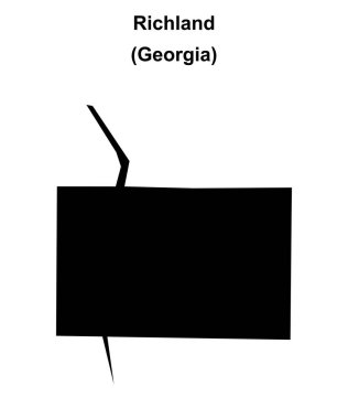 Richland (Gürcistan) boş ana hat haritası