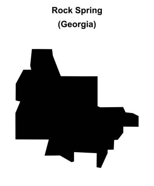 Rock Spring (Gürcistan) boş ana hat haritası