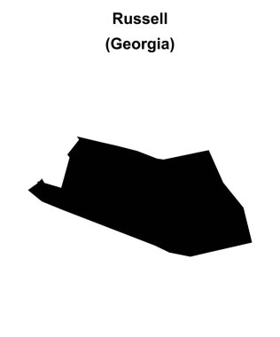 Russell (Gürcistan) boş ana hat haritası