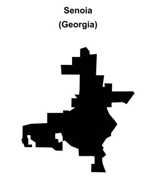 Senoia (Gürcistan) boş ana hat haritası
