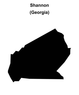 Shannon (Georgia) boş ana hat haritası