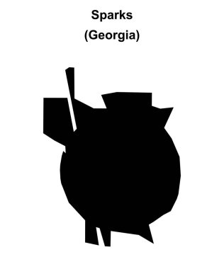 Kıvılcımlar (Gürcistan) boş ana hat haritası