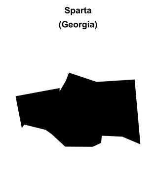Sparta (Gürcistan) boş ana hat haritası