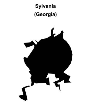 Sylvania (Gürcistan) boş ana hat haritası