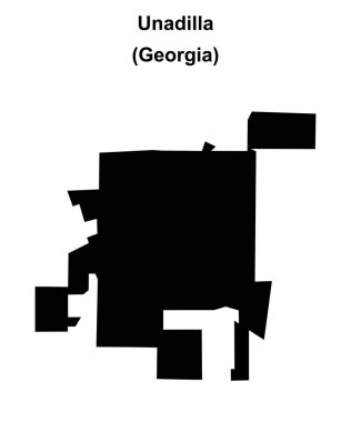 Unadilla (Gürcistan) boş ana hat haritası
