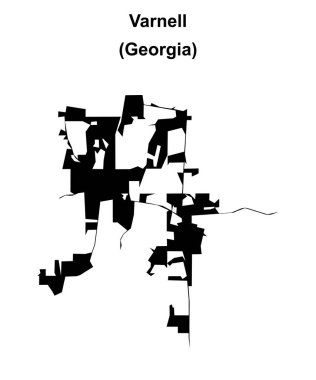 Varnell (Gürcistan) boş ana hat haritası