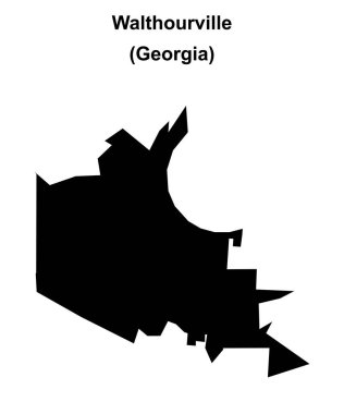 Walthourville (Gürcistan) boş ana hat haritası