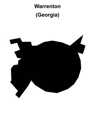 Warrenton (Gürcistan) boş ana hat haritası