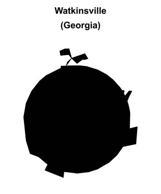 Watkinsville (Gürcistan) boş ana hat haritası
