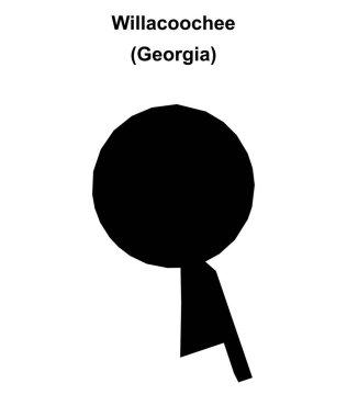 Willacoochee (Gürcistan) boş ana hat haritası