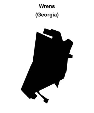 Wrens (Gürcistan) boş ana hat haritası